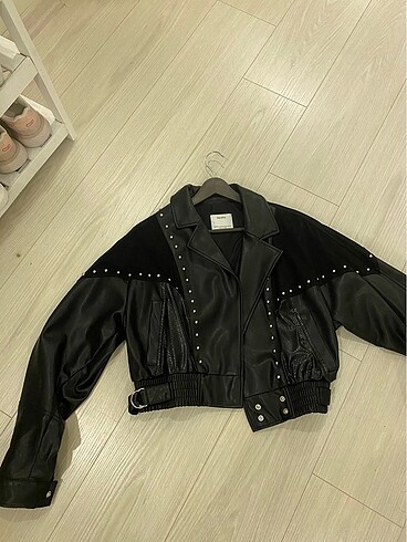 Bershka deri ceket