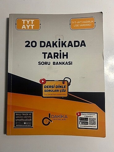 Tyt ayt tarih 20 dakika yayınları
