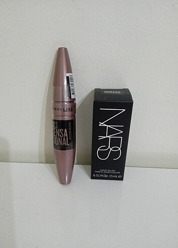  Beden Renk 2li settir nars allık ve Maybelline mascara siyah