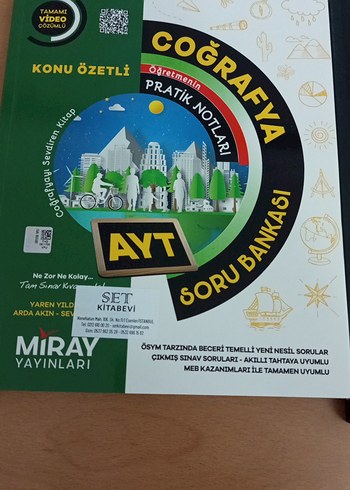 11. Sınıf Coğrafya Soru Bankası Seti - Görsel 3