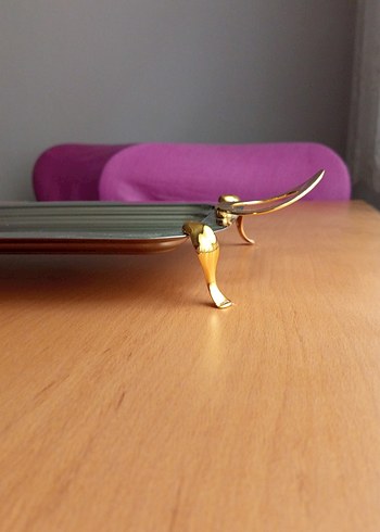 gümüş söz ve nişan tepsisi - Görsel 5