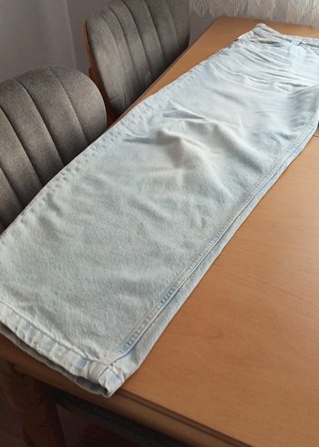 açık mavi, bol paça, salaş ve rahat kesim, günlük ve spor - Görsel 2