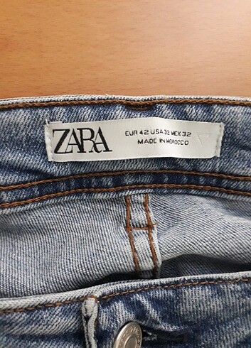 Zara markalı erkek kot pantolao - Görsel 2