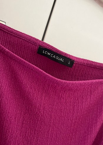 LC Waikiki Mor Salaş Drapeli Kadın Bluz