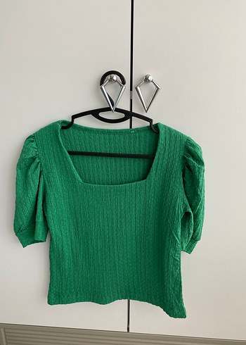 Yeşil Mini Bluz