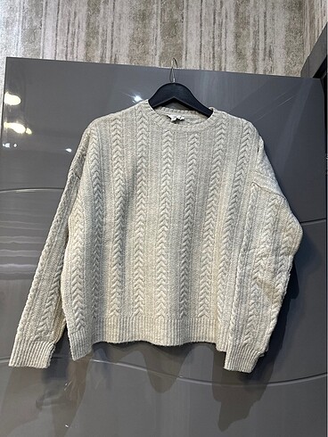 Mavi oversize kazak