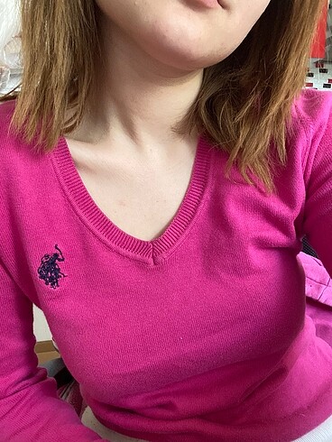 Pembe pamuklu sweat