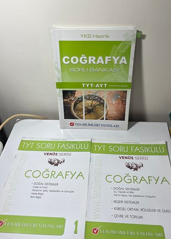 Coğrafya Soru Bankası TYT-AYT (Soru fasikülü HEDİYE )