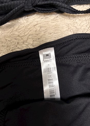 34 Beden Siyah Strappy Kadın Bikini Takımı