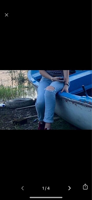 Lcw dizi yırtık jean