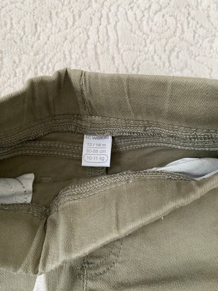 Bej Erkek Çocuk Rahat Kesim Pantolon - Görsel 3