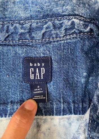 Erkek Bebek Batik Desenli Kısa Kollu Kot Takım - Görsel 3