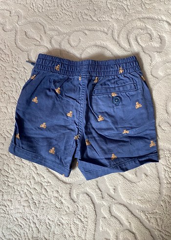 Düğmeli Koyu Mavi Erkek Şort - Görsel 2