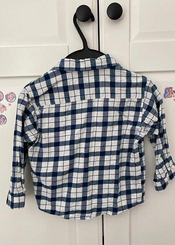 Erkek Çocuk Pamuklu Ekose Gömlek - Görsel 2