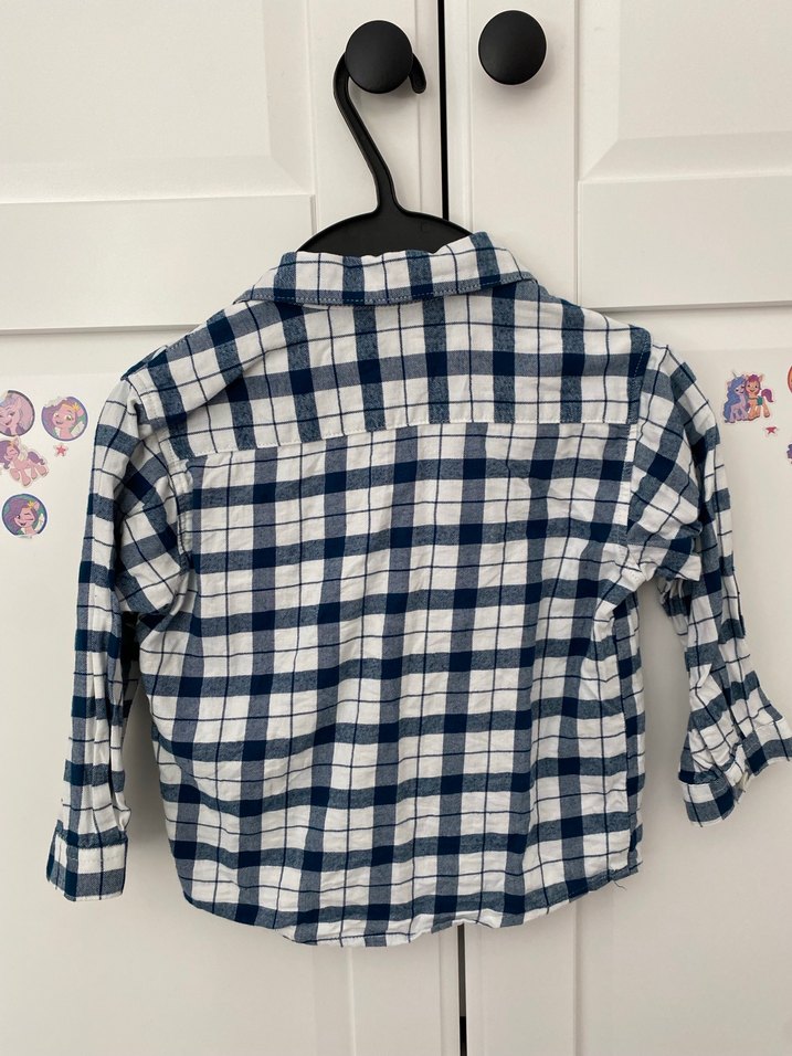Erkek Çocuk Pamuklu Ekose Gömlek - Görsel 2