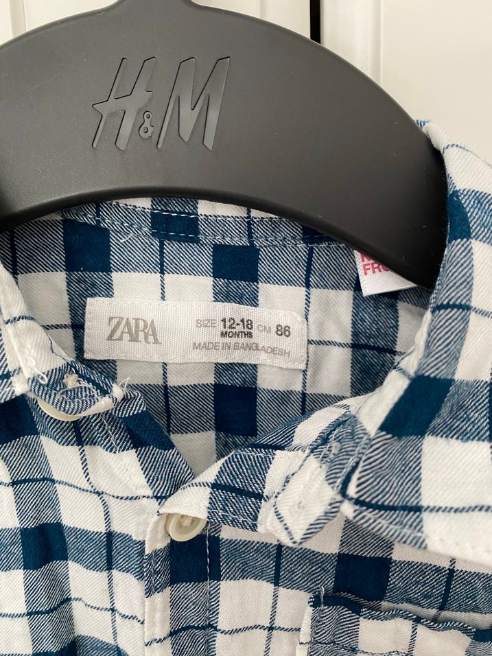 Erkek Çocuk Pamuklu Ekose Gömlek - Görsel 3