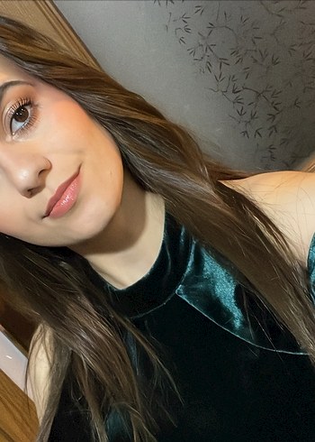 Parlak yeşil
 Uzun Kollu Straplez Abiye Elbise - Görsel 2