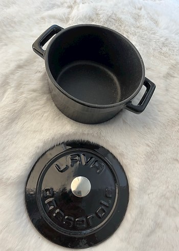 Kırmızı Döküm Tencere 10 cm - Görsel 7