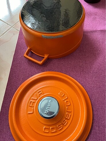  Beden 24 cm turuncu tencere