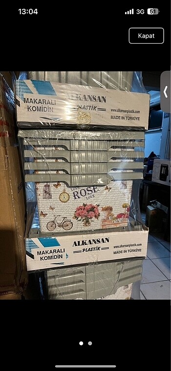 Çekmeceli organızer