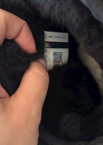 Siyah çocuk Ugg Kürklü Dolgu Topuk Botlar - Görsel 3