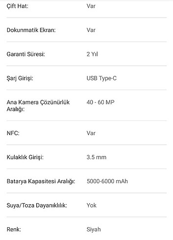 Tecno spark 10 pro 256gb/8gb ram siyah cep telefonu (Tekno Türki - Görsel 9