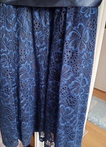 Dantelli Abiye Elbise - Görsel 6