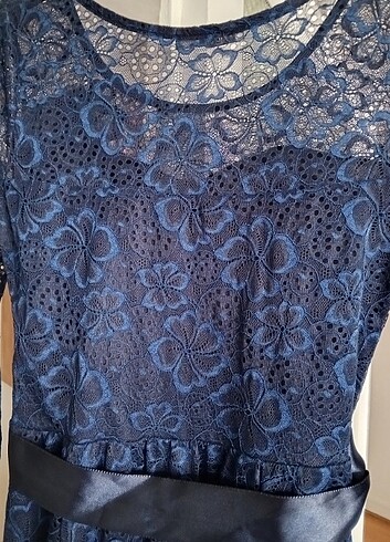 Dantelli Abiye Elbise - Görsel 7