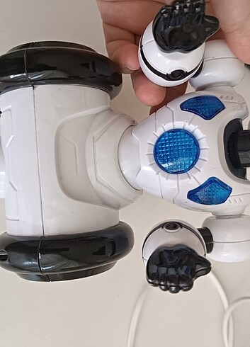 Beden Renk Kutusunda tertemiz isikli sesli robot tasinirken kutusu biraz h