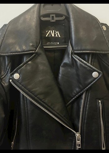 Siyah Deri Ceket - Görsel 3