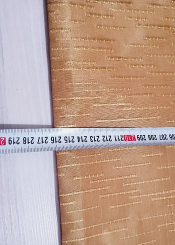 Bej Parlak Düz perde kumaşları - Görsel 8