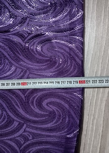 Parlak Mor perde kumaşı - Görsel 4
