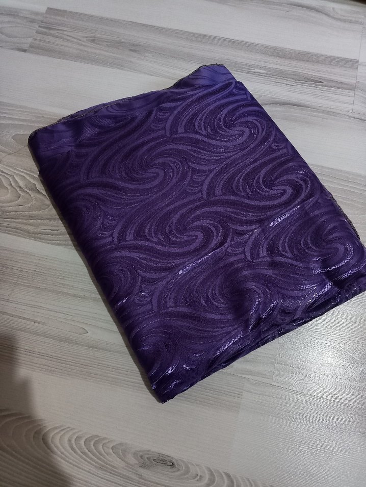 Parlak Mor perde kumaşı - Görsel 2