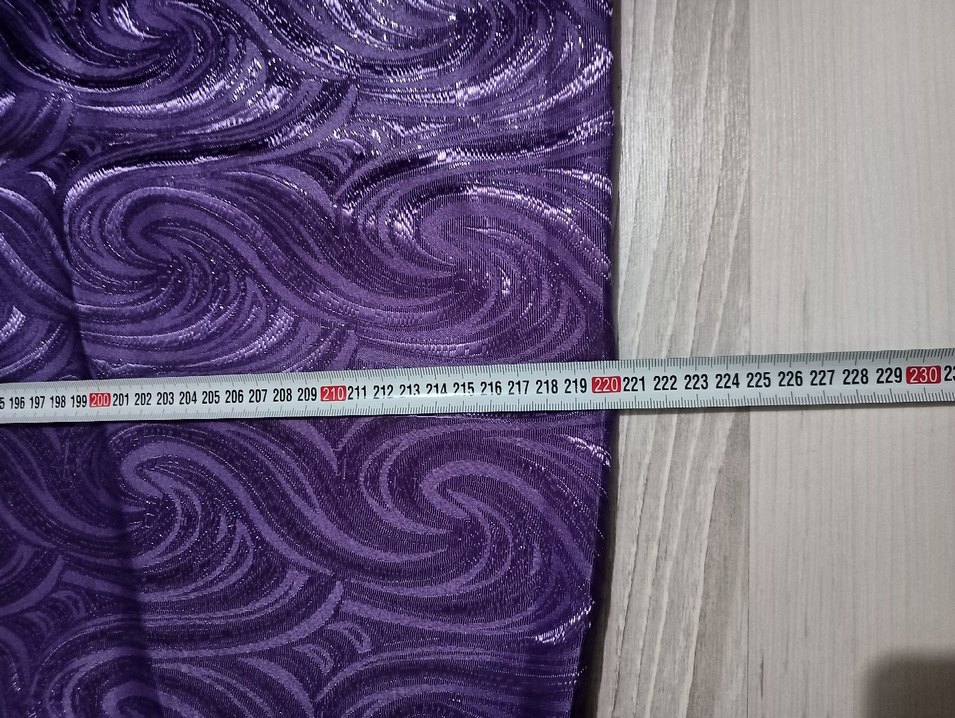 Parlak Mor perde kumaşı - Görsel 4