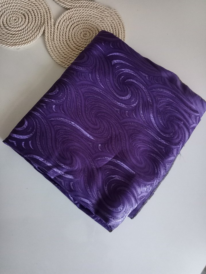 Parlak Mor perde kumaşı - Görsel 3