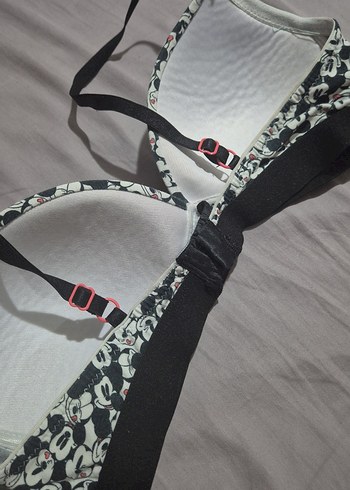 s Beden siyah Renk Siyah Baskılı Athleisure Sütyen