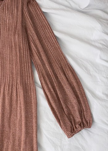 İpekyol V Yaka Pilili Elbise - Görsel 3