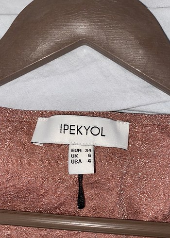 İpekyol V Yaka Pilili Elbise - Görsel 4