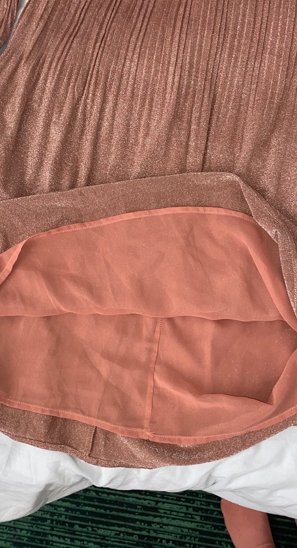 İpekyol V Yaka Pilili Elbise - Görsel 5