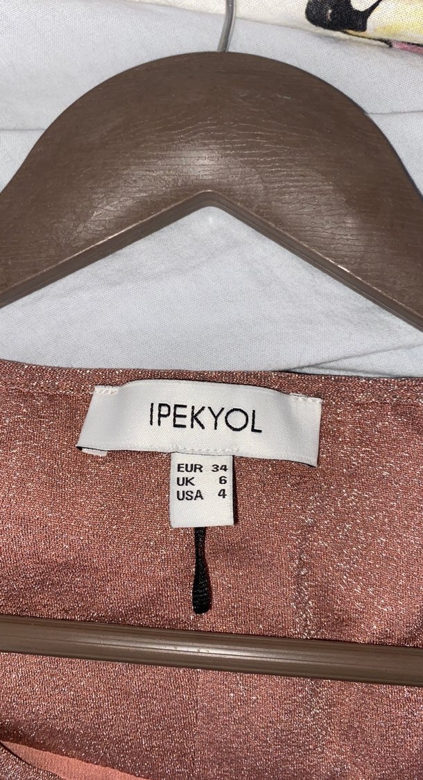 İpekyol V Yaka Pilili Elbise - Görsel 4