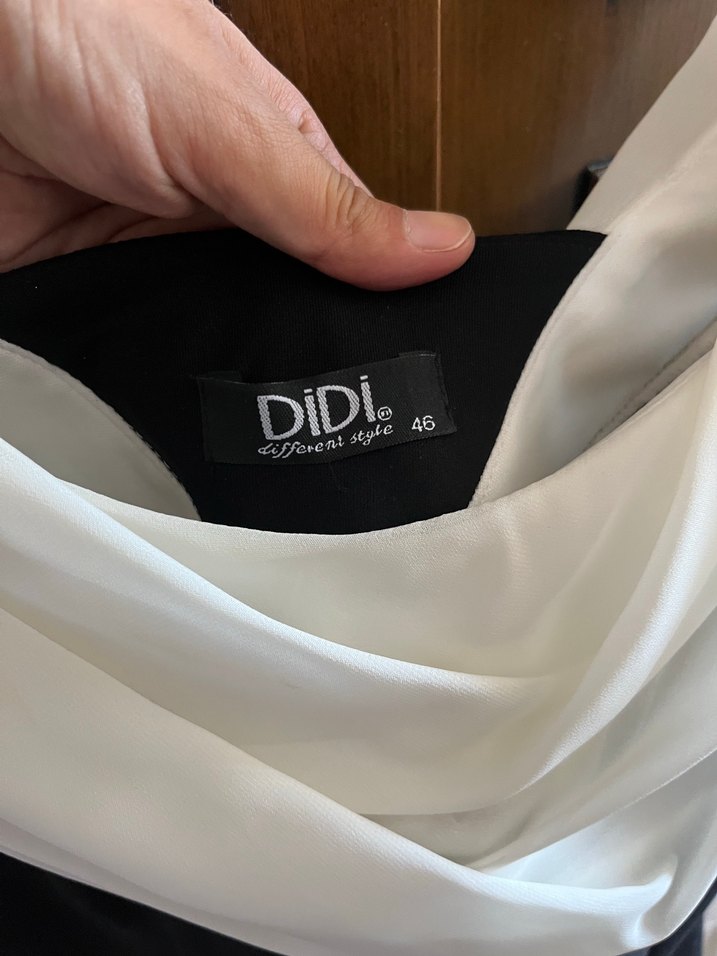 Siyah Drapeli Uzun Elbise - Görsel 3