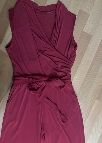 Bordo  Kadın Uzun Tulum - Görsel 2