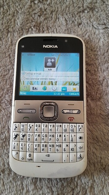 Nokia e5 ikinci el telefon. Çalışıyor. Tuşlu telefon