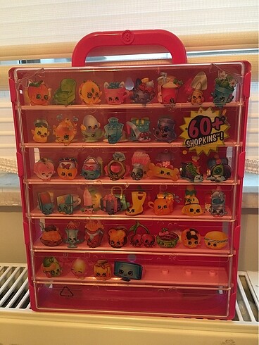 Beden Shopkins cicibiciler ve koleksiyon kutusu