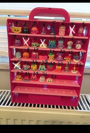 Shopkins cicibiciler ve koleksiyon kutusu
