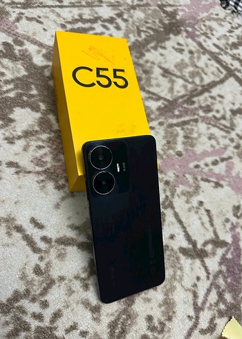 Siyah Android Telefon C55 Sarı Kutuda