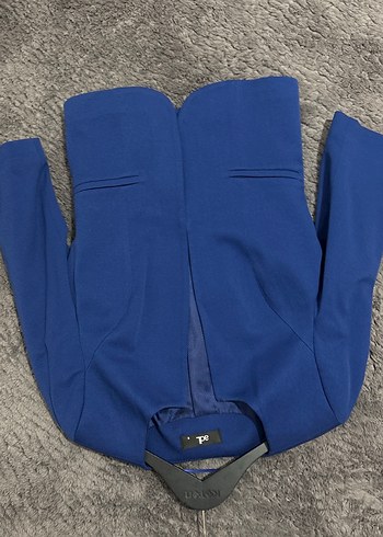 Parlak Mavi Kadın Blazer Ceket - Görsel 2