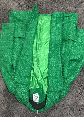 Parlak Yeşil Kadın Blazer Ceket - Görsel 2