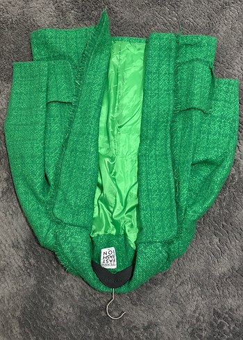 Parlak Yeşil Kadın Blazer Ceket - Görsel 3