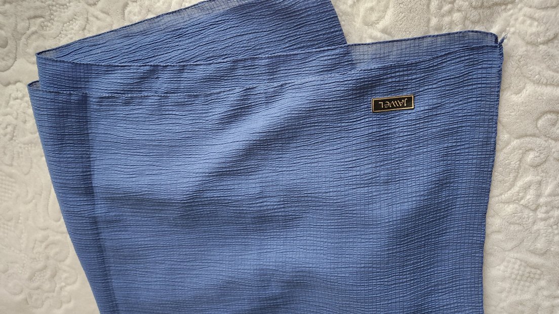 Mavi dokuma şal - Görsel 2